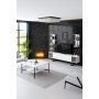 HANAH HOME Sto za dnevnu sobu Black Line White Black - slika 3