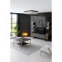 HANAH HOME Sto za dnevnu sobu Gold Line Anthracite Black - slika 3