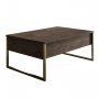 HANAH HOME Sto za dnevnu sobu Luxe Walnut Gold 1 - slika 1