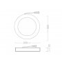 SoLED Led panel nadgradni krug 24W 4000K (040300361) - slika 2