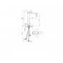 Rosan S2 Baterija za lavabo L (070200023) - slika 3
