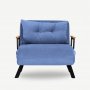 Atelier del Sofa Fotelja Sando Single Blue - slika 1