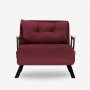 Atelier del Sofa Fotelja Sando Single Maroon - slika 1