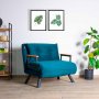 Atelier del Sofa Fotelja Sando Single Petrol Green - slika 2