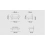 Atelier del Sofa Sofa Nitta Grey - slika 5