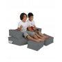 Atelier del Sofa Lazy bag Kids Double Seat Pouf Fume - slika 3