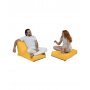 Atelier del Sofa Lazy bag Siesta Sofa Bed Pouf Yellow - slika 2