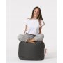 Atelier del Sofa Lazy bag Square Pouf Fume - slika 3
