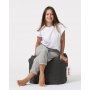 Atelier del Sofa Lazy bag Square Pouf Fume - slika 5