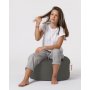 Atelier del Sofa Lazy bag Round Pouf Fume - slika 2
