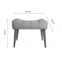 Atelier del Sofa Tabure New Cool Cream - slika 5