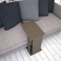 HANAH HOME Pomoćni stočić Pasific C Sehpa Dark Cotton - slika 4