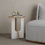 HANAH HOME Sto za dnevnu sobu Luna Oak White - slika 2