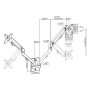 GEMBIRD MA-WA2-01 Gembird Podesivi dupli zidni drzac za monitor,tilt, 17-27 max.2x7kg (44284) - slika 2