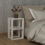 HANAH HOME Pomoćni stočić Lonie White - slika 2