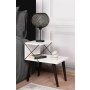 HANAH HOME Pomoćni stočić Cross White - slika 2