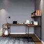 HANAH HOME Radni sto Cansın Raflı L Calısma Masası L164 - slika 3