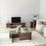 HANAH HOME Sto za dnevnu sobu Escape Walnut - slika 3