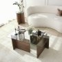 HANAH HOME Sto za dnevnu sobu Escape Walnut - slika 4