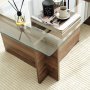 HANAH HOME Sto za dnevnu sobu Escape Walnut - slika 5