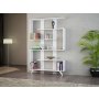 HANAH HOME Polica za knjige Rain White - slika 2