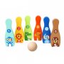 TOOKY TOY Drvena kuglana -životinje (A058582) - slika 1