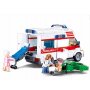 SLUBAN Kocke, ambulantno vozilo sa figurama 328kom (A072636) - slika 3