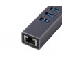 FAST ASIA Adapter-konvertor TIP C na 3xUSB 3.0+RJ45 - slika 5