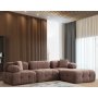Atelier del Sofa Ugaona garnitura Doblo 3 Seater with Pouffe ( L1 O1 1R Pouffe) Cappuccino - slika 2