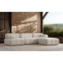 Atelier del Sofa Ugaona garnitura Doblo 3 Seater with Pouffe ( L1 O1 1R Pouffe) Cream - slika 3