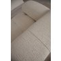 Atelier del Sofa Ugaona garnitura Doblo 3 Seater with Pouffe ( L1 O1 1R Pouffe) Cream - slika 4