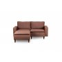 Atelier del Sofa Ugaona garnitura Lungo Mini Light Brown - slika 1