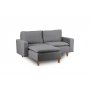 Atelier del Sofa Ugaona garnitura Lungo Mini Light Grey - slika 5