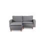 Atelier del Sofa Ugaona garnitura Lungo Mini Light Grey - slika 1