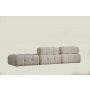 Atelier del Sofa Sofa Doblo 3 Seater ( L1 O1 Pouffe) Cream Bouclette - slika 3