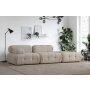 Atelier del Sofa Sofa Doblo 3 Seater ( L1 O1 Pouffe) Cream Bouclette - slika 2
