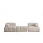 Atelier del Sofa Sofa Doblo 3 Seater ( L1 Pouffe 1R) Cream Bouclette - slika 1