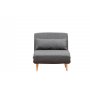 Atelier del Sofa Fotelja Folde Single Dark Grey - slika 1
