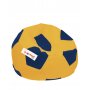 Atelier del Sofa Lazy bag Football Yellow Navy Blue - slika 5