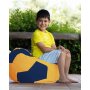Atelier del Sofa Lazy bag Football Kids Pouf Yellow Dark Blue - slika 2