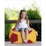 Atelier del Sofa Lazy bag Football Kids Pouf Yellow Red - slika 1