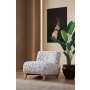 Atelier del Sofa Fotelja Mokka White Wing - slika 3