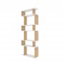HANAH HOME Polica za knjige Bates White Oak - slika 1