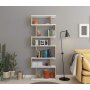 HANAH HOME Polica za knjige Bates White Oak - slika 2