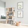 HANAH HOME Polica za knjige Harmon Oak White - slika 3