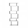 HANAH HOME Polica za knjige Bates White Anthracite - slika 5