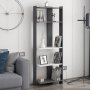 HANAH HOME Polica za knjige Abis Wide Anthracite White - slika 2