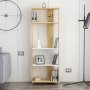 HANAH HOME Polica za knjige Abis Wide Oak White - slika 3