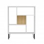HANAH HOME Polica za knjige Arven White Oak 11 - slika 1