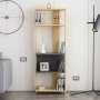 HANAH HOME Polica za knjige Abis Wide Oak Anthracite - slika 3